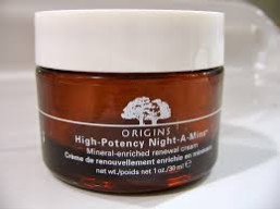 Origins high potency night a mins mineral enriched renewal cream