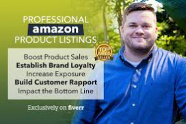 I Will Write A Professional Amazon Product Listing And Description