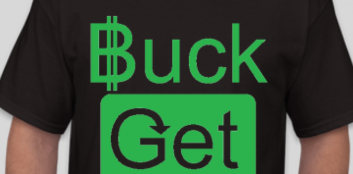BuckGet logo tee shirt