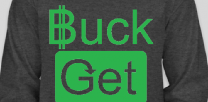 BuckGet logo long sleeve tee shirt