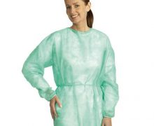 Protective Coat Non Sterile Mölnlycke 1000 Pieces Large 114 cm Long Medical Hospital Doctor