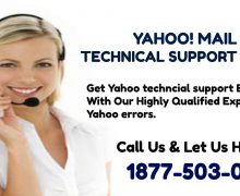 Yahoo technical support number 1877-503-0107