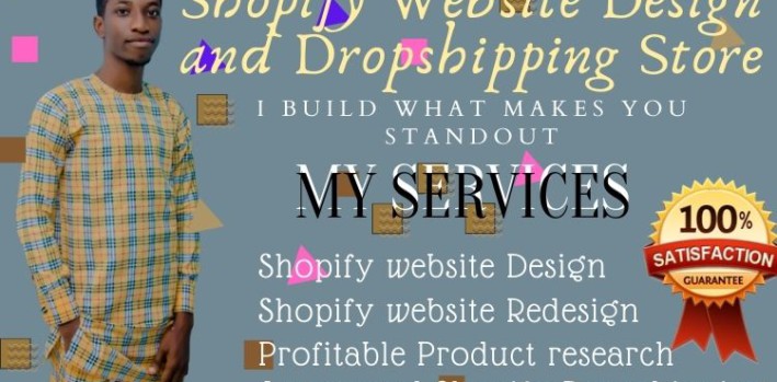 I will redesign shopify website, create shopify website design, shopify store design
